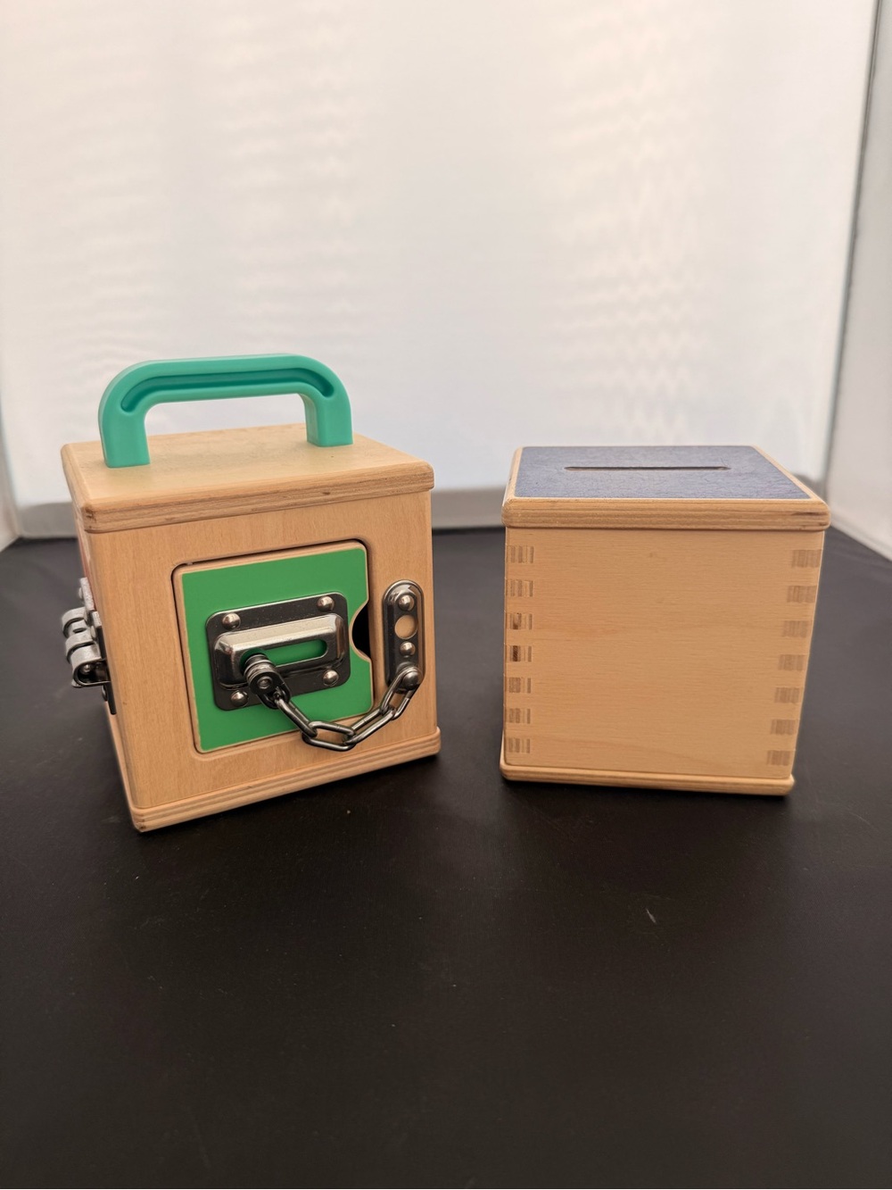 Lovevery Lock Box & Coin Bank Montessori Toy